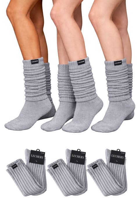 3 Pairs of Scrunch Socks