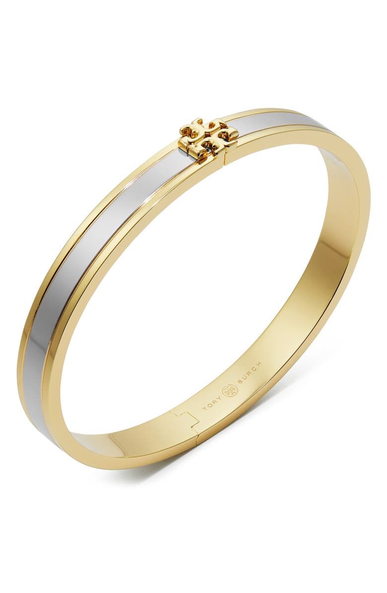 Tory Burch Kira Enamel Hinge Bracelet, Alternate, color, 