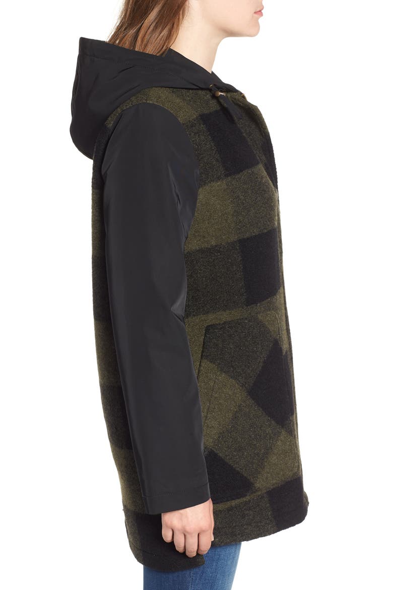 Pearl Coat, Alternate, color, OLIVE/ BLACK/ BUFFALO