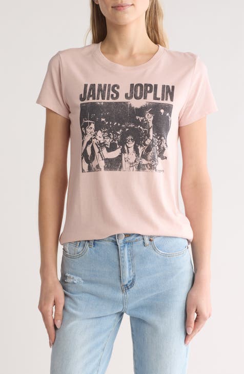 Janis Joplin Band Graphic T-Shirt