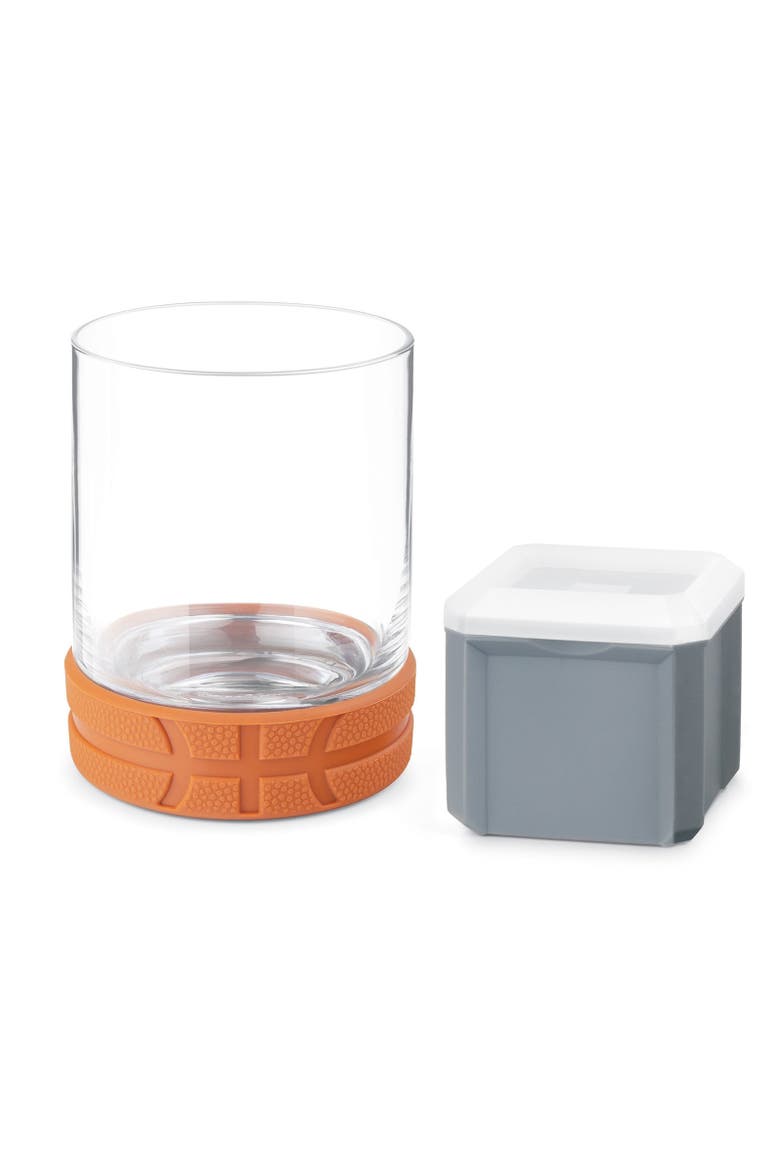All-Star Basketball Tumbler with Ice Mould, Alternate, color, Clear