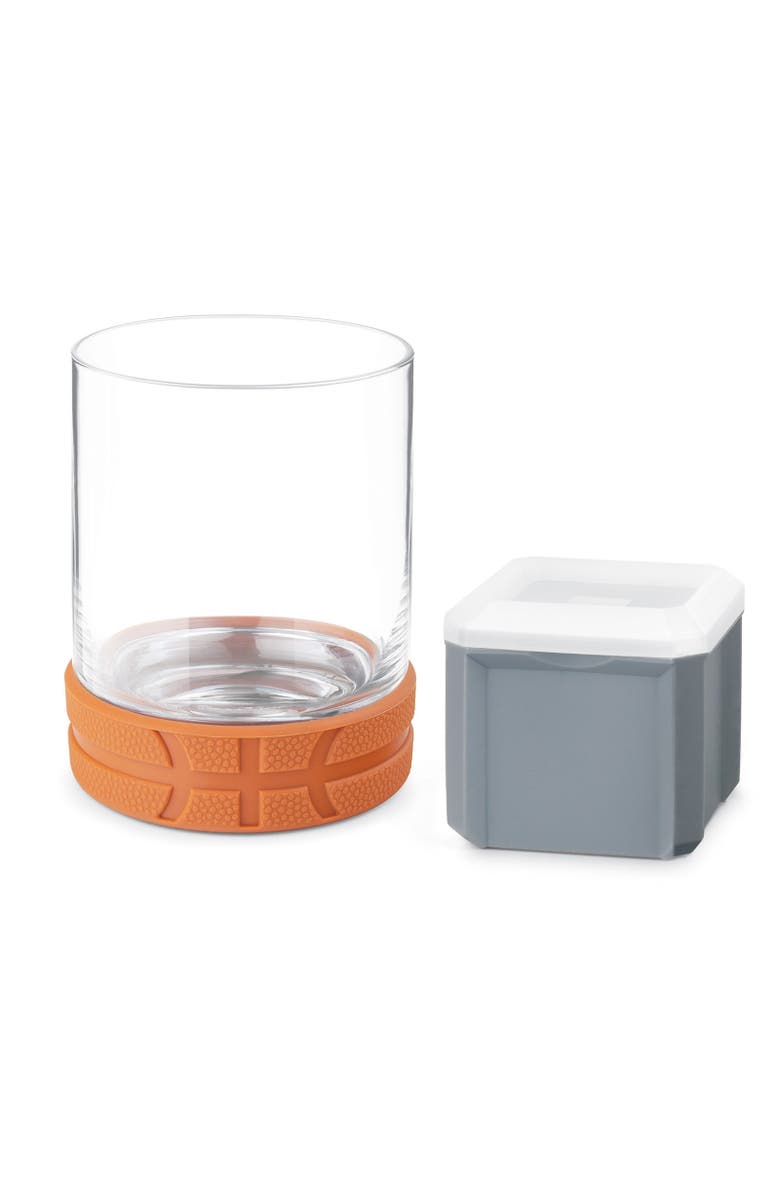 FINAL TOUCH All-Star Basketball Tumbler with Ice Mould, Alternate, color, Clear