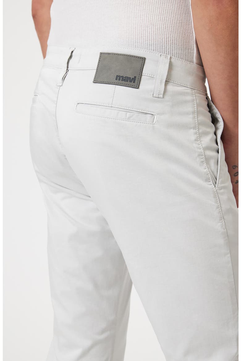 Milton Slim Fit Twill Pants, Alternate, color, STONE CITY SMART