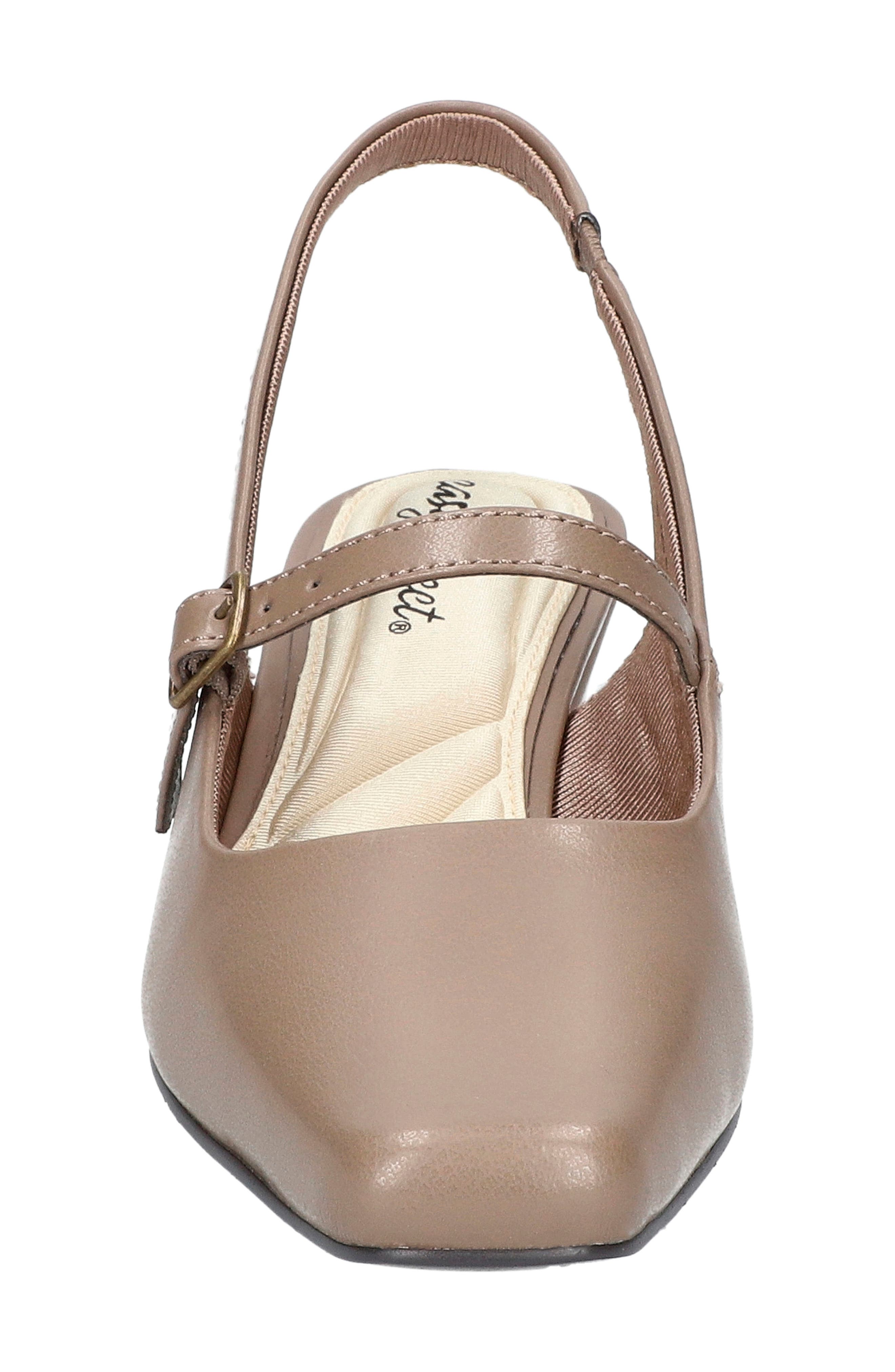 Cameo Slingback Mary Jane Pump, Alternate, color, TAUPE