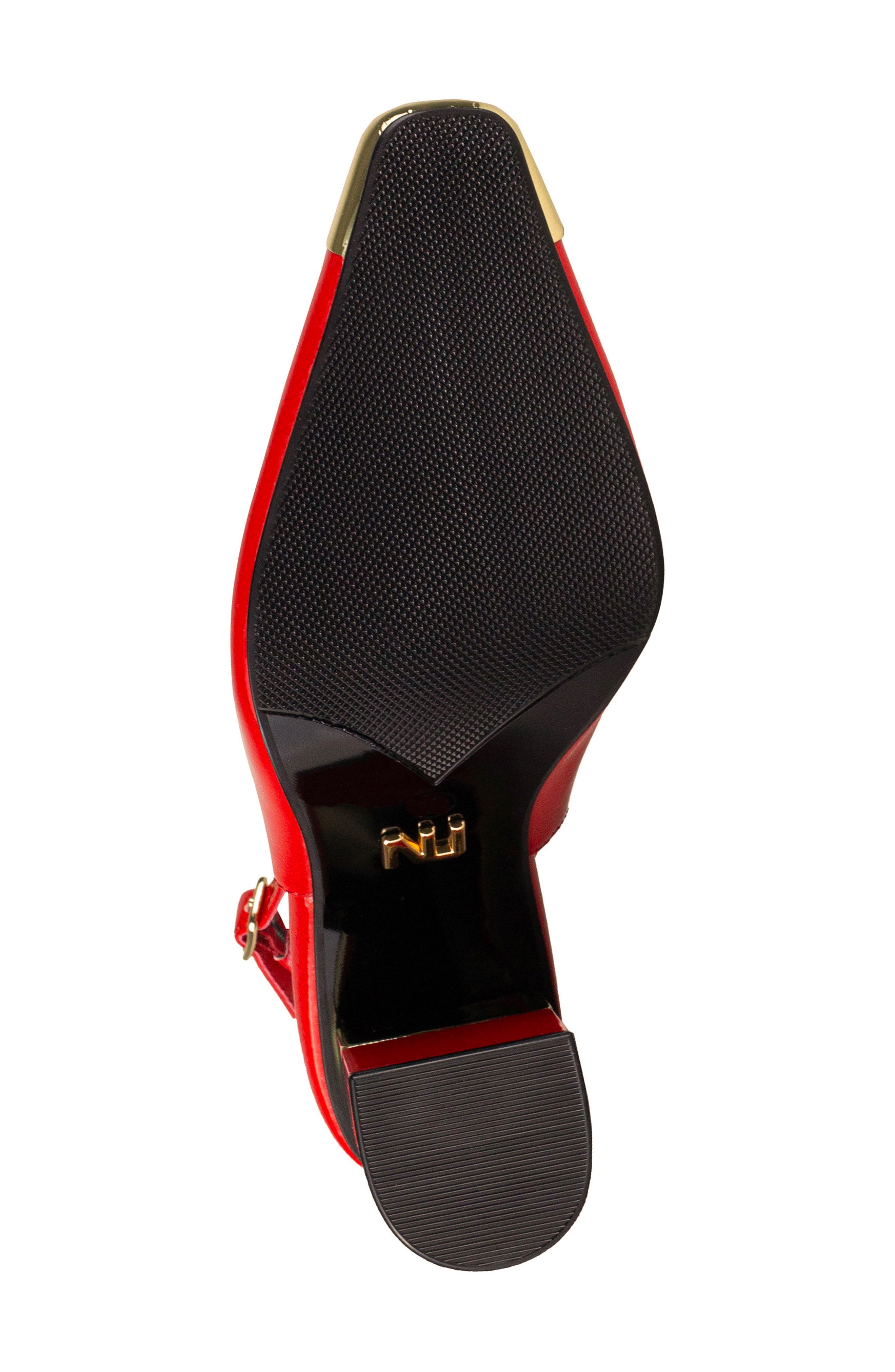Nova Slingback Pump, Alternate, color, RED
