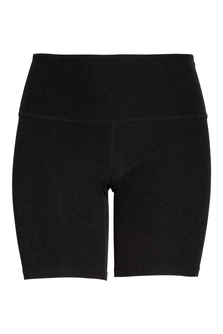 High Waist Bopo Bike Shorts, Alternate, color, DARKEST NIGHT