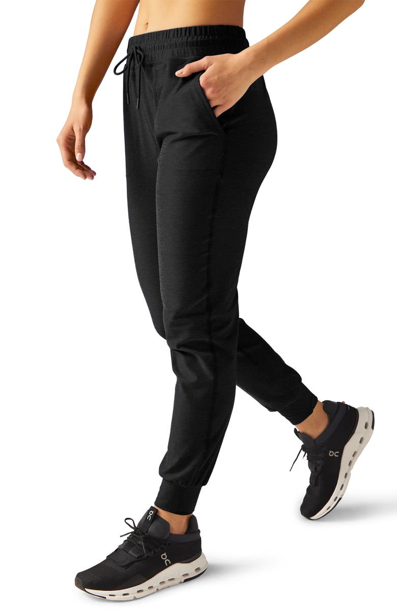 Beyond Yoga Commuter Space Dye Midi Joggers, Alternate, color, Darkest Night