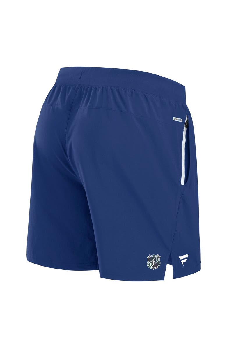 FANATICS Men
s Fanatics Blue Toronto Maple Leafs Authentic Pro Rink Performance Shorts, Alternate, color, Blue