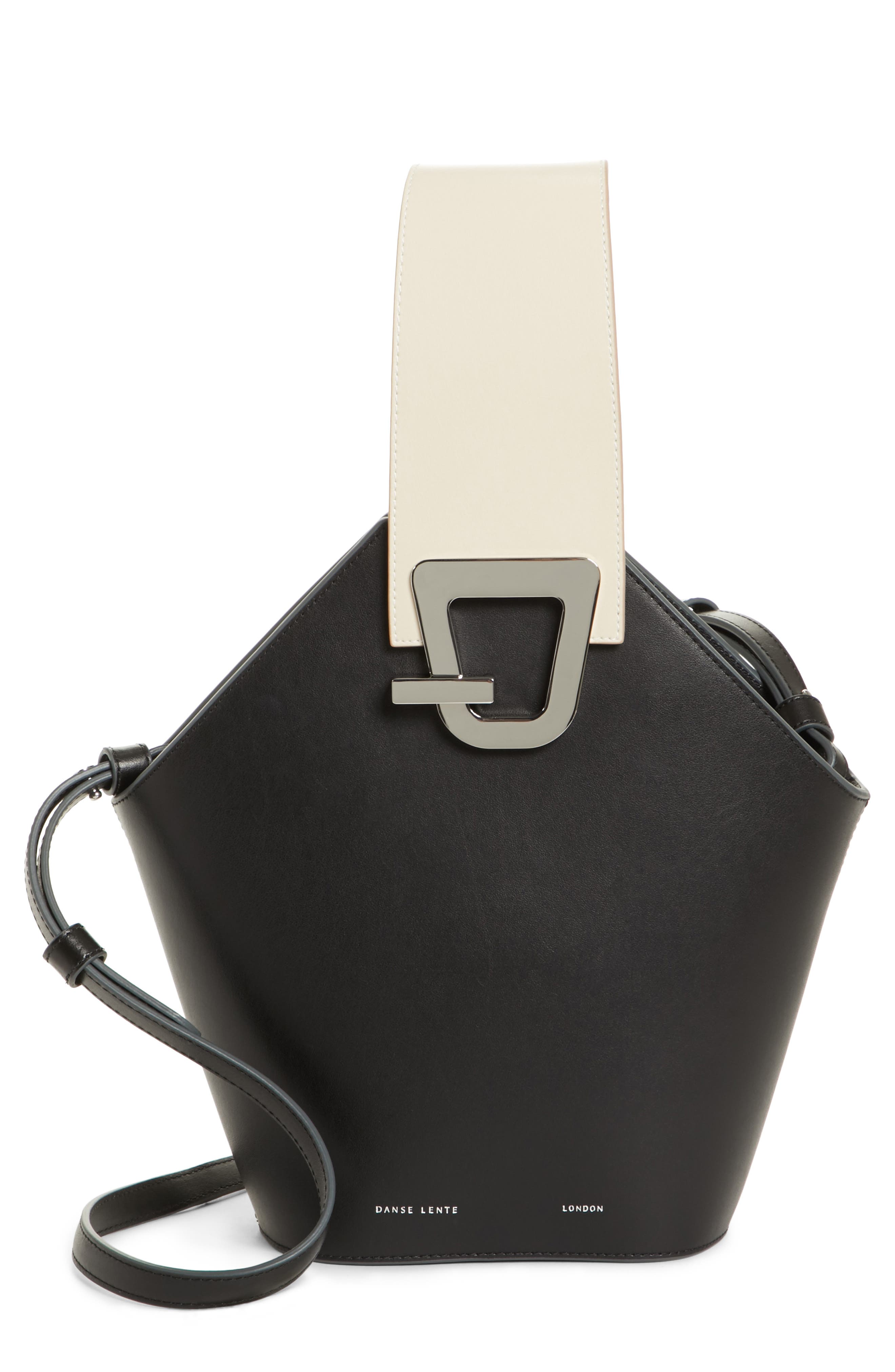 Danse Lente Johnny Leather Bucket Bag, Main, color, 
