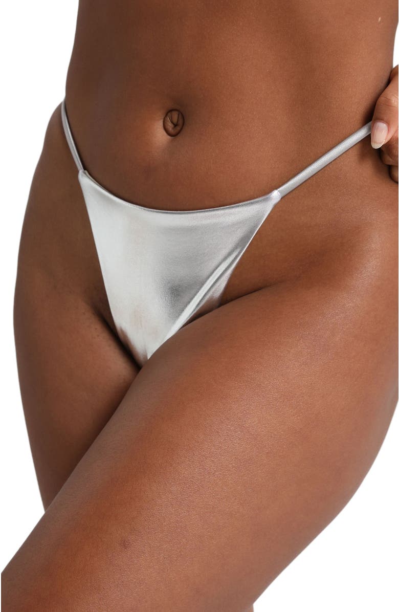 LECHERY<sup>®</sup> Lustrous G-string Bikini Bottom, Alternate, color,