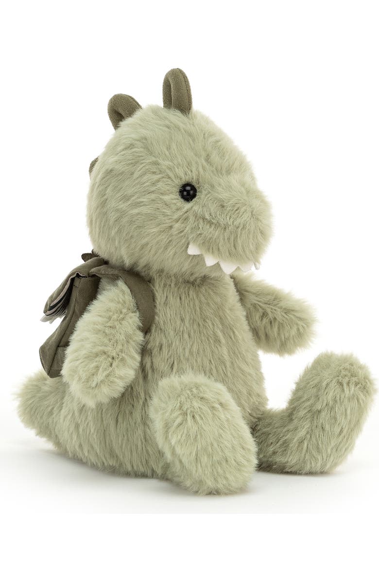 Jellycat Backpack Dino Stuffed Animal, Main, color,