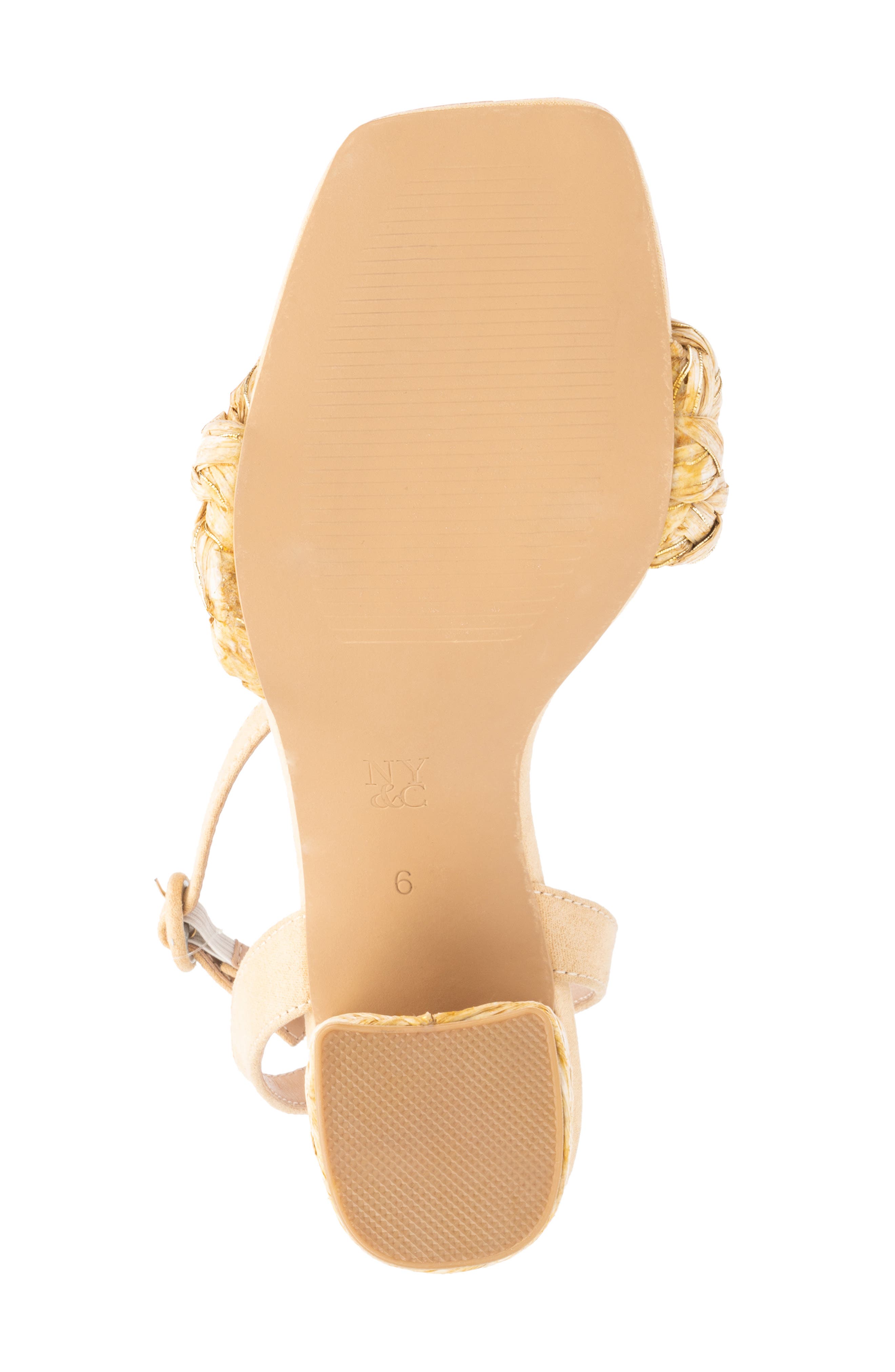 NEW YORK AND COMPANY Elissa Heeled Sandal, Alternate, color, Natural