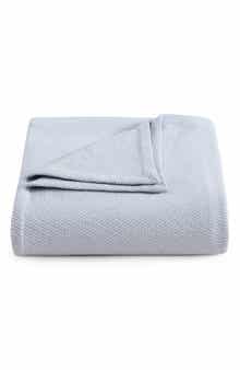 SOLID COTTON PIQUE BLANKET