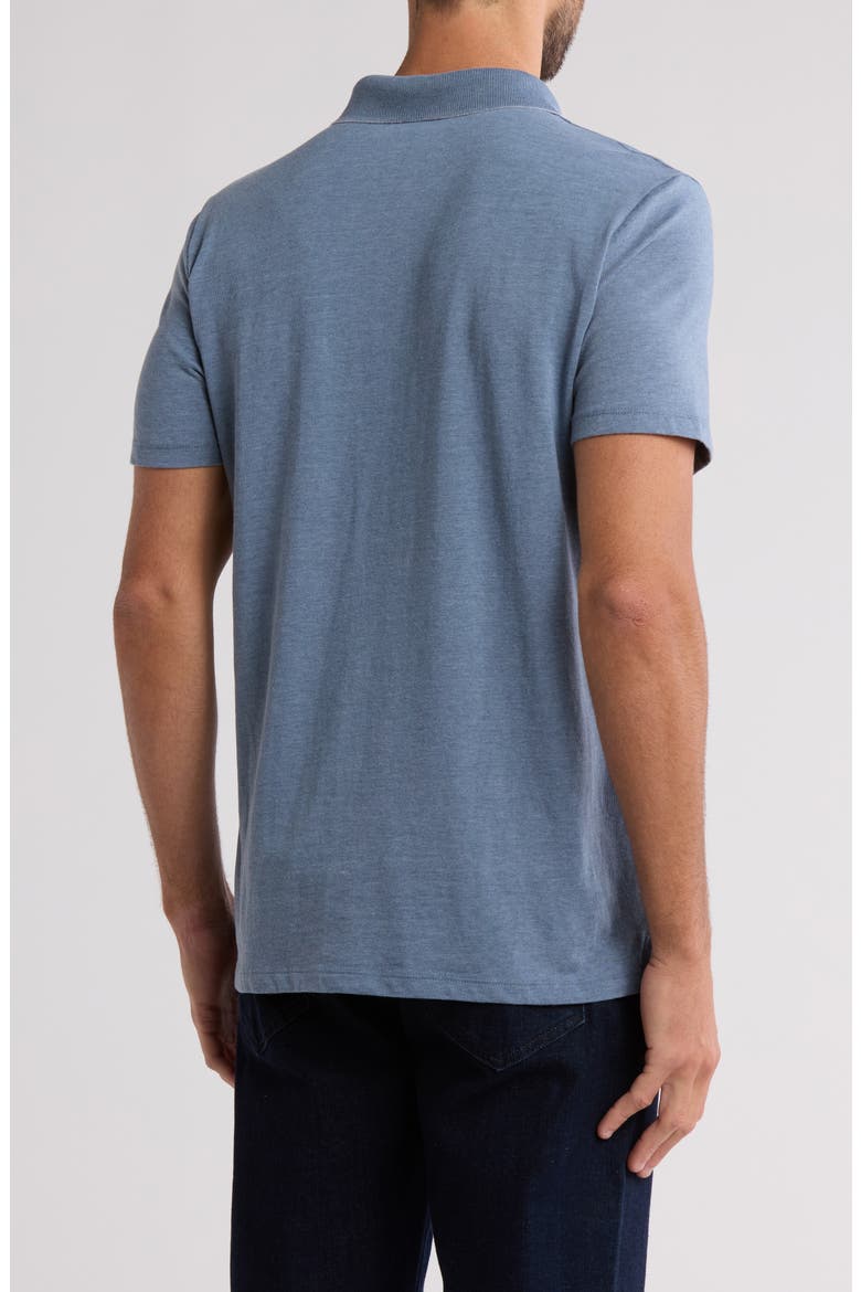 Venice Burnout Polo, Alternate, color, CHINA BLUE