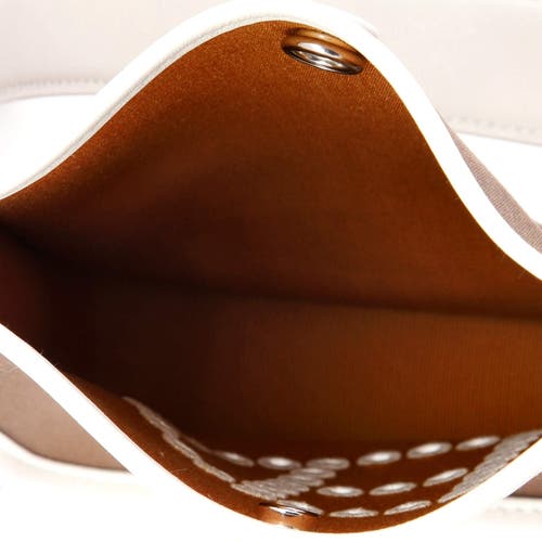 Pre-owned Hermes Hermes Neo Evelyne Bag Toile And Leather Tpm In Brown