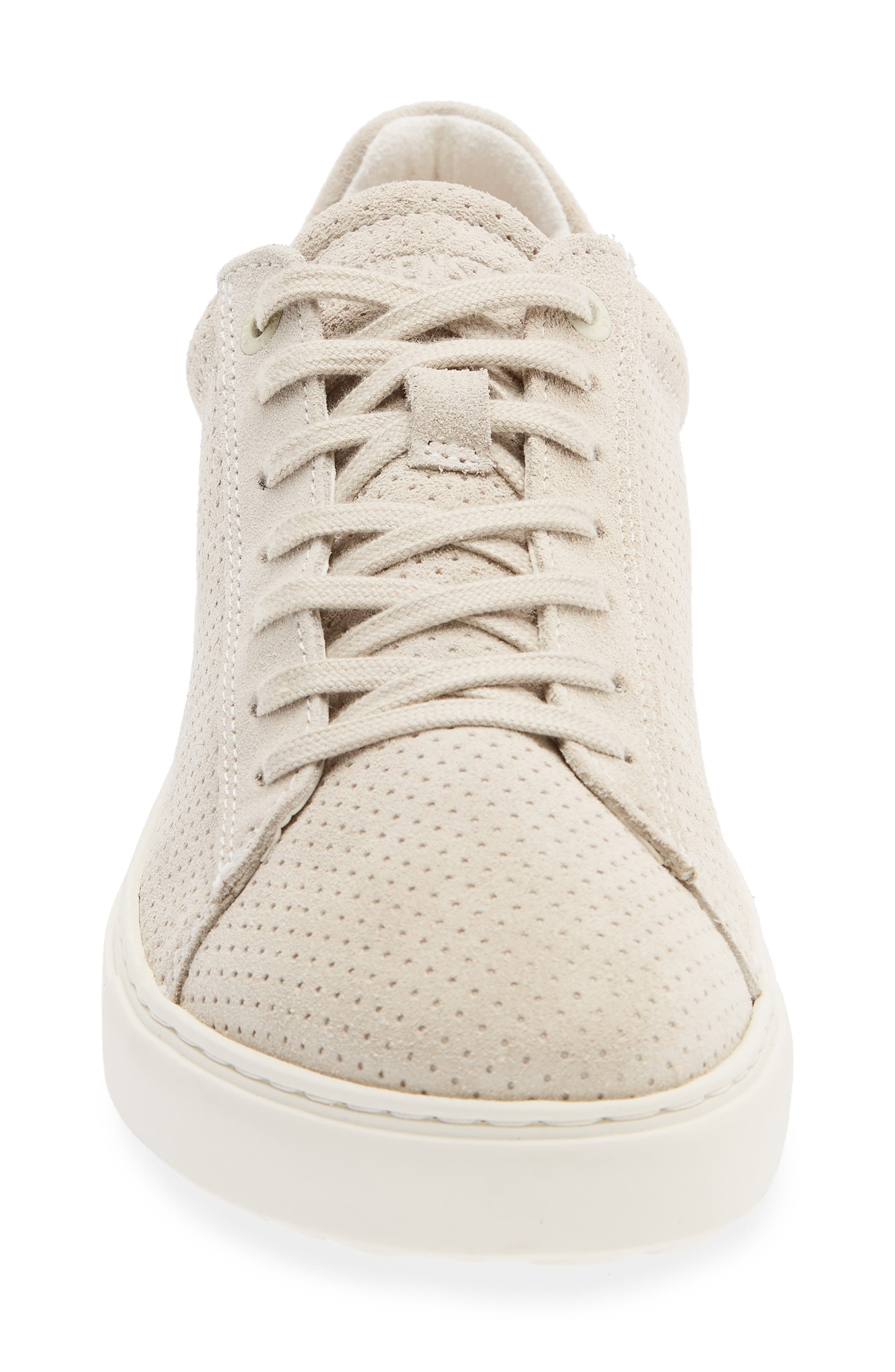 Bend Low Embossed Sneaker, Alternate, color, ANTIQUE WHITE