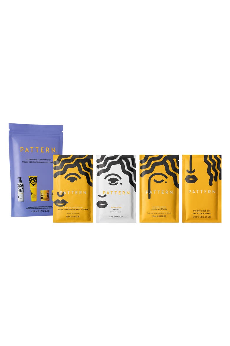 Textured Twistout Cocktail 4-Piece Set, Main, color, NO COLOR
