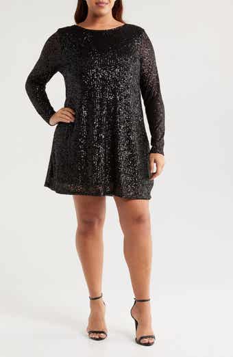 Melrose and Market Sequin Long Sleeve Minidress