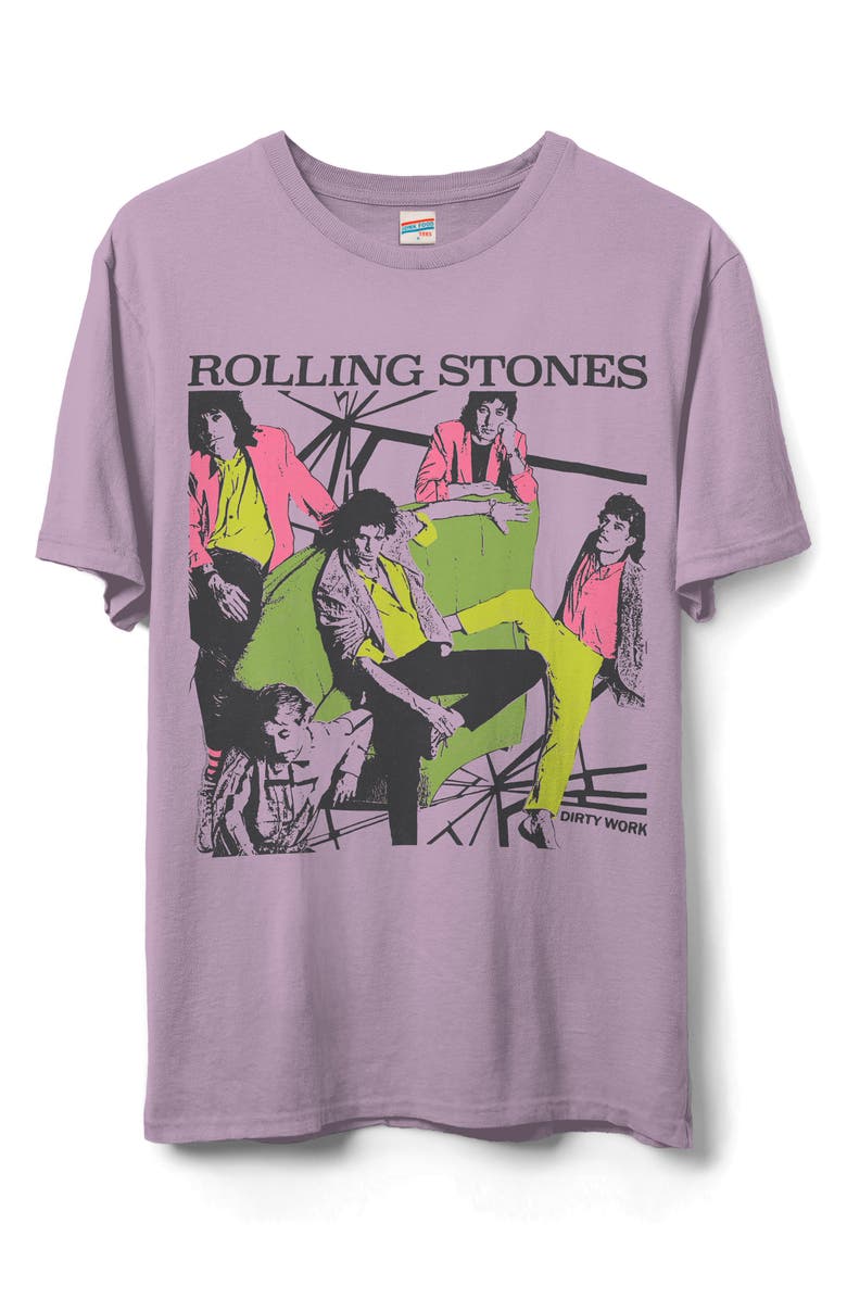 Junk Food Rolling Stones Graphic T-shirt, Main, color, Orchid
