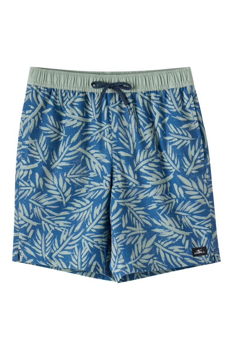 Kids' Hermosa Swim Trunks, Main, color, SEAGRASS
