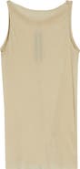 Rick Owens Raw Edge Cotton Tank
