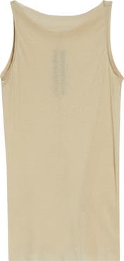 Rick Owens Raw Edge Cotton Tank