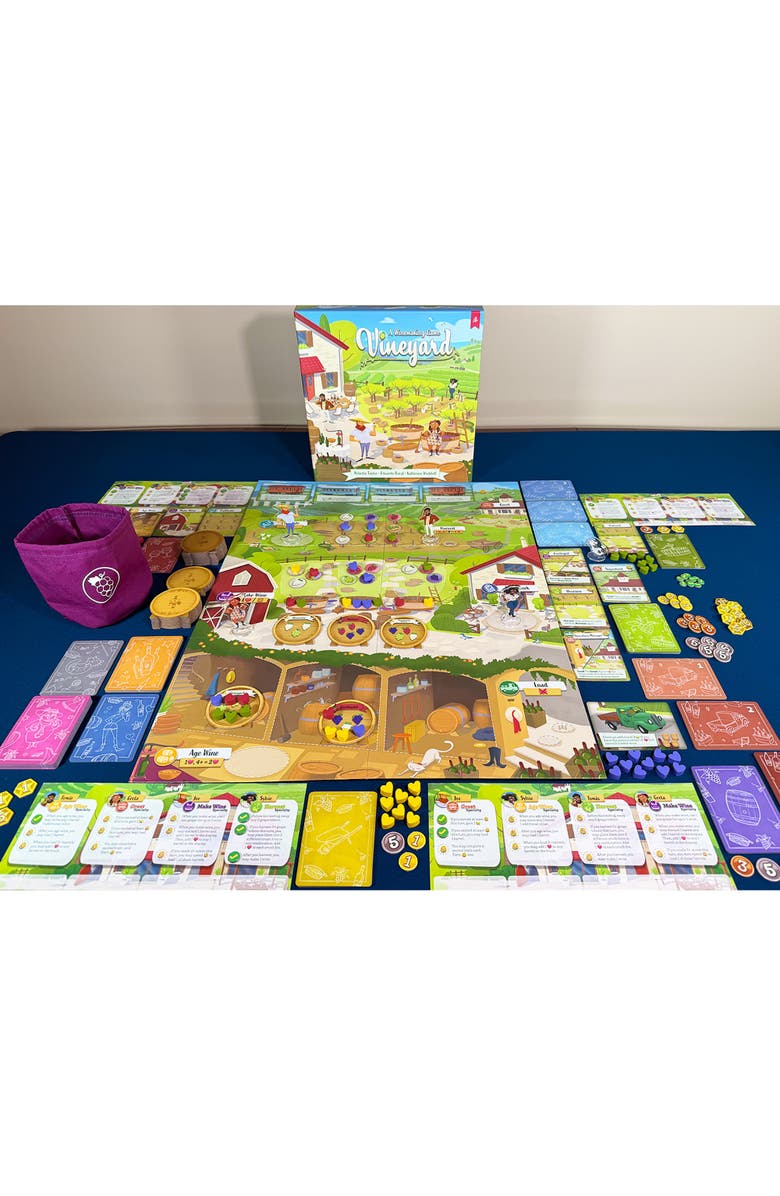 Pencil First Games Vineyard, A Wine Making Board Game, Push Your Luck, Ages 13+, Alternate, color, Multicolored