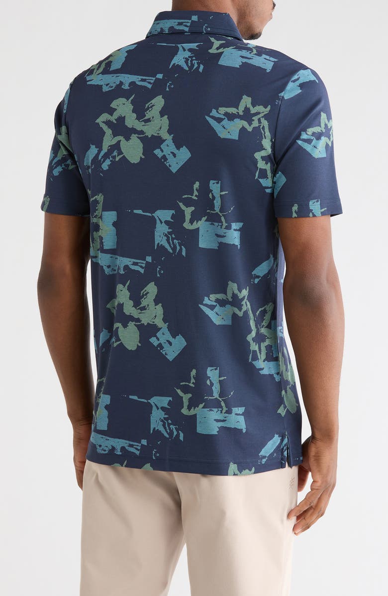 TravisMathew Favorite Hello No Lo Cotton Blend Polo, Alternate, color, Total Eclipse