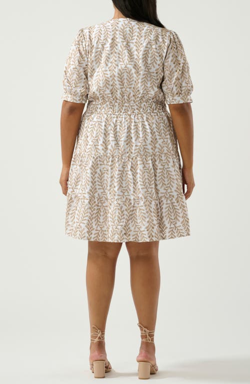 ESTELLE ESTELLE LA CROISETTE RUFFLE HEM DRESS