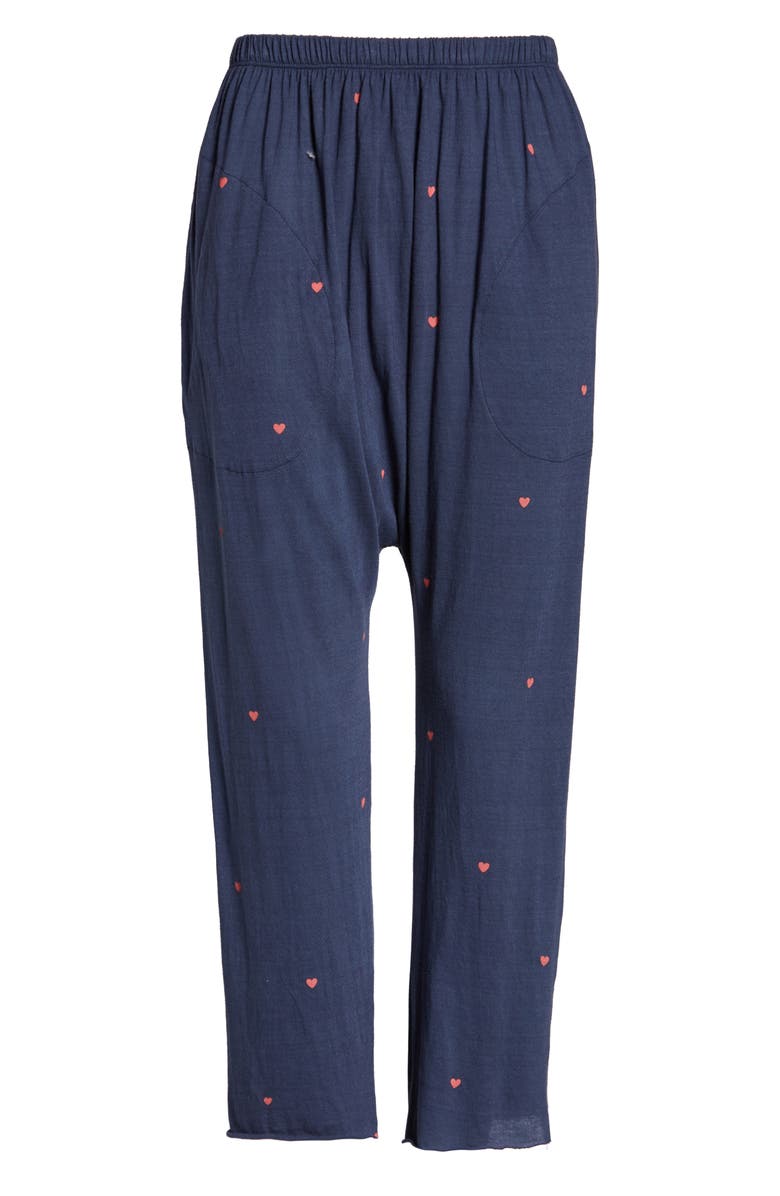 THE GREAT. The Lounge Crop Pajama Pants, Alternate, color, 
