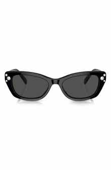 Swarovski 54mm Pillow Sunglasses