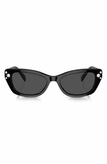 Swarovski 54mm Pillow Sunglasses