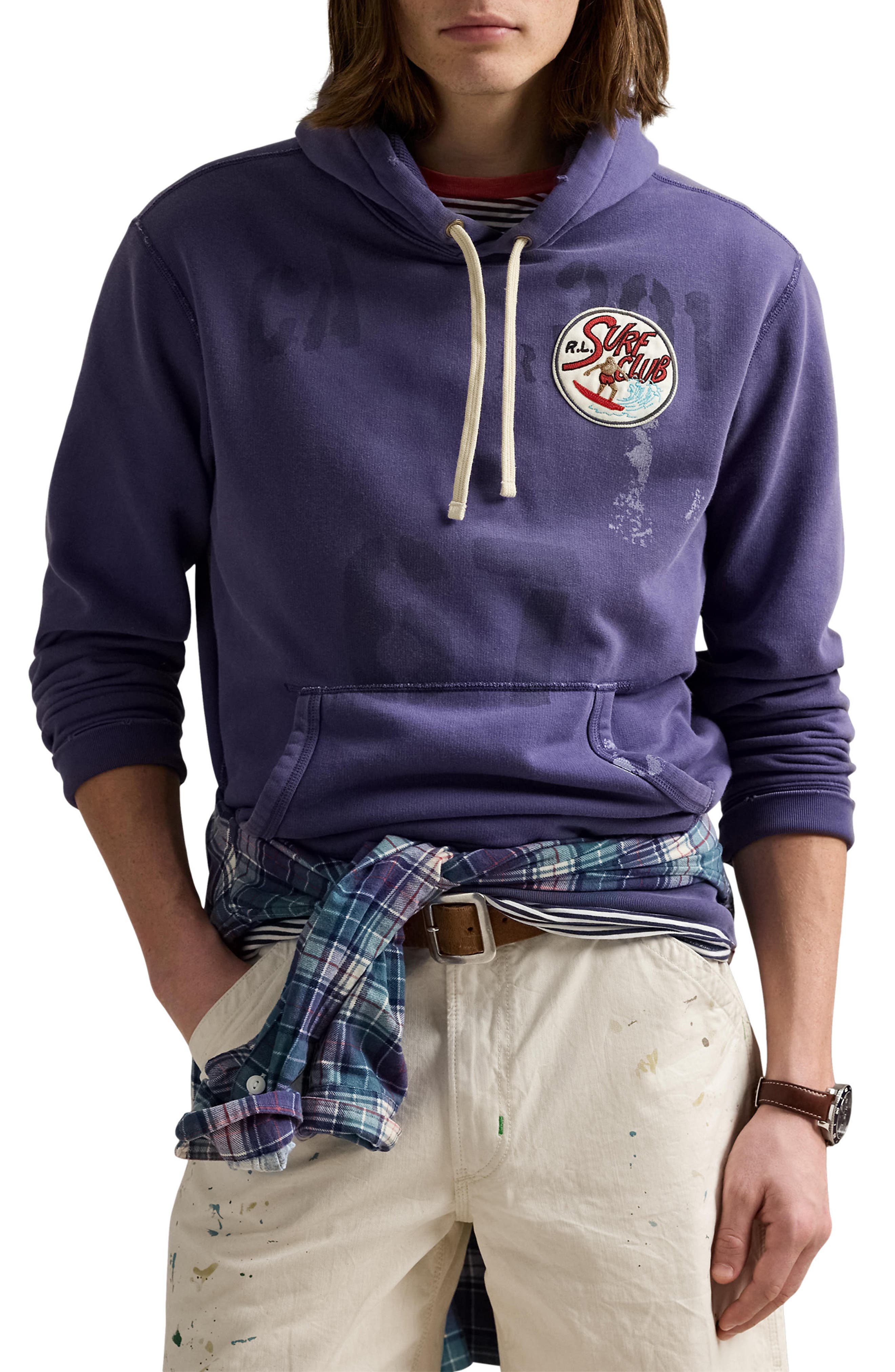 Polo Ralph Lauren Surf Club Appliqué Hoodie (Men) | Nordstrom