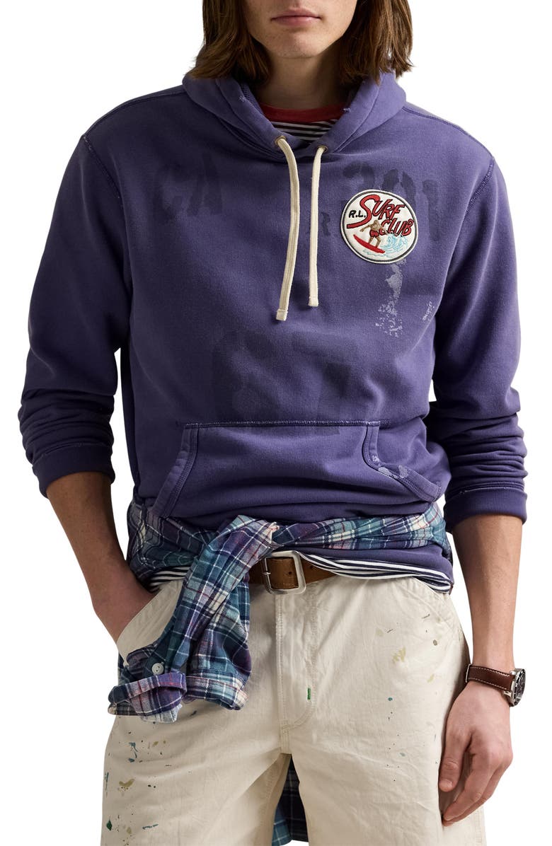 Polo Ralph Lauren Surf Club Appliqué Hoodie, Main, color, 