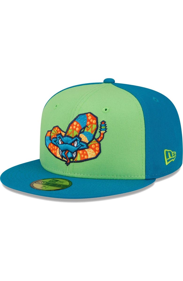 New Era Men's New Era Green Wisconsin Timber Rattlers Copa De La Diversion 59FIFTY Fitted Hat, Main, color, Green