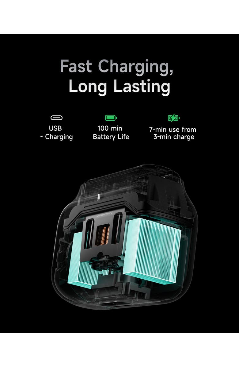 Laifen P3 Pro 3-Blade Electric Shaver with Linear Motor, Alternate, color, Silver