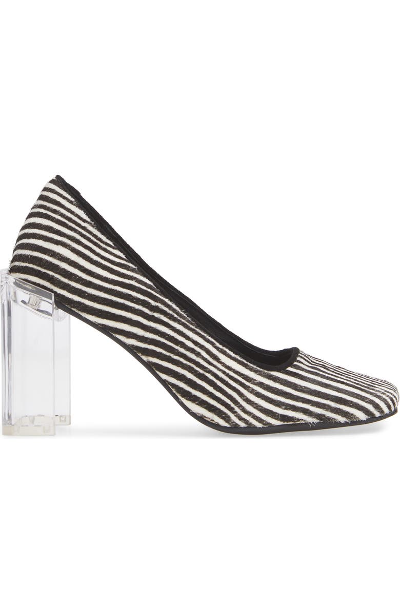 Jeffrey Campbell Graff Clear Heel Pump, Alternate, color,