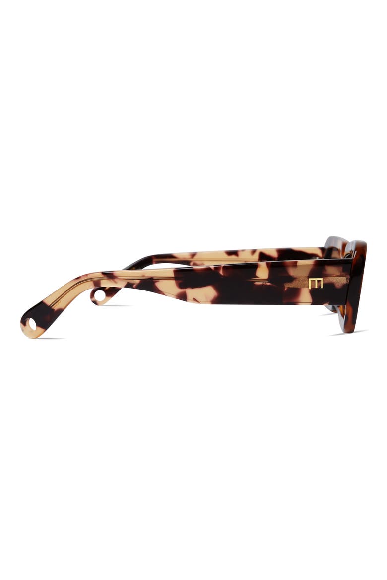 Gigi 54mm Rectangular Sunglasses, Alternate, color, DARK BROWN TORTOISE