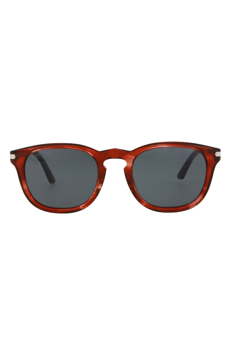 Cartier 51mm Oval Sunglasses, Main, color, 