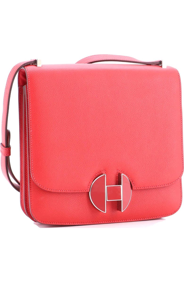 Pre-Owned Hermes 2002 Shoulder Bag Evercolor 20, Alternate, color, Rouge De Coeur