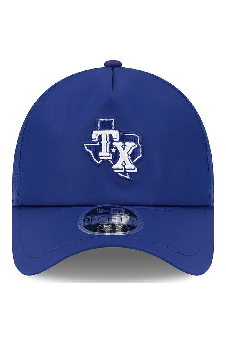 Men's New Era Royal Texas Rangers 2026 Batting Practice Alternate Apex 9FORTY Adjustable Hat, Alternate, color, Royal
