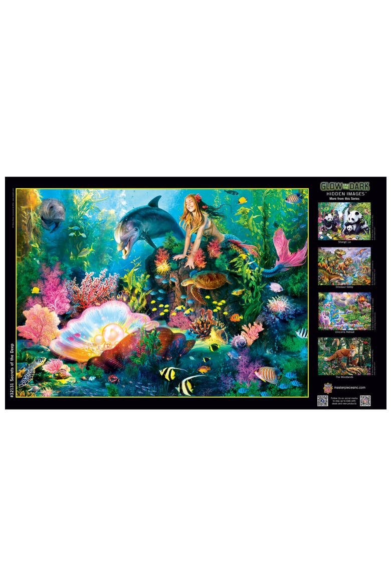 Secrets of the Deep 500 Piece Puzzle, Alternate, color, Multicolor
