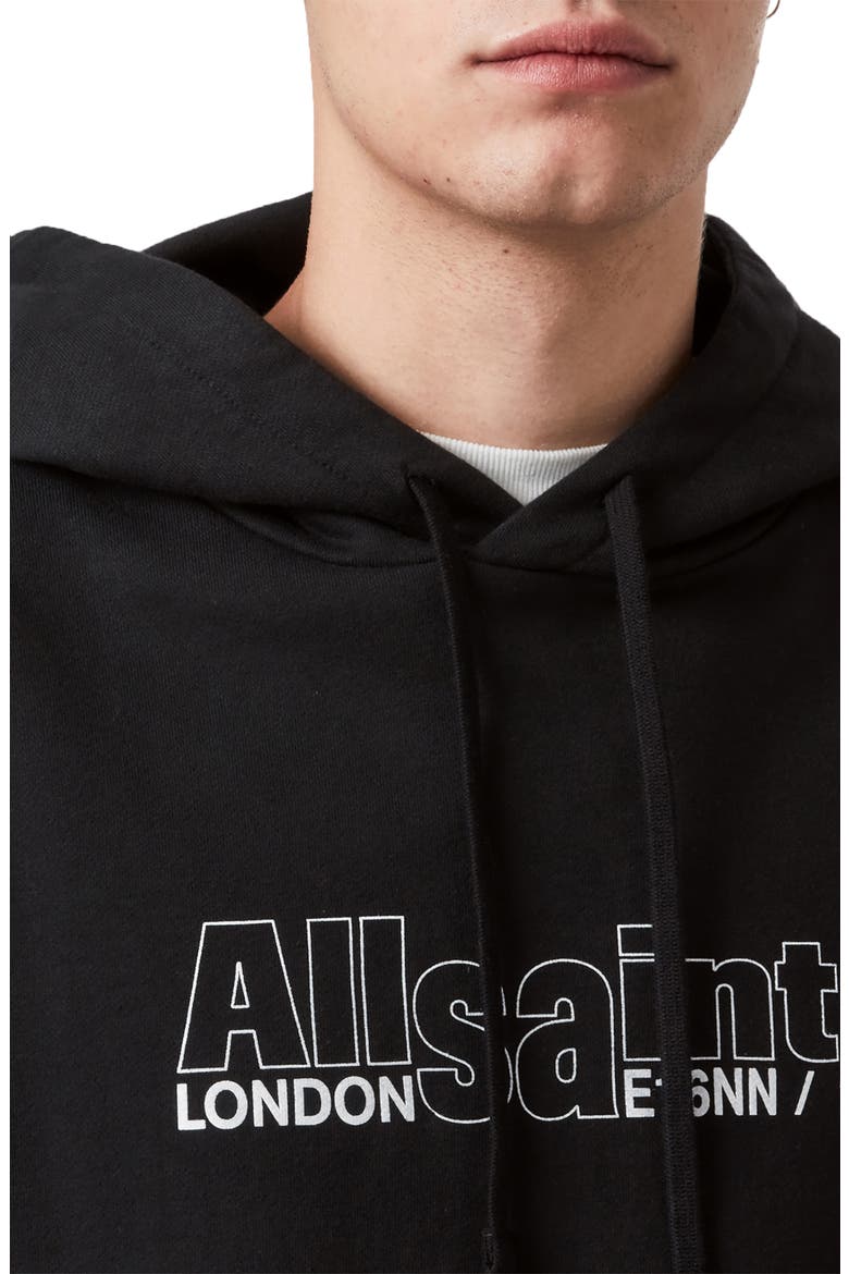 Men's Hollowpoint Graphic Hoodie, Alternate, color, JET BLACK
