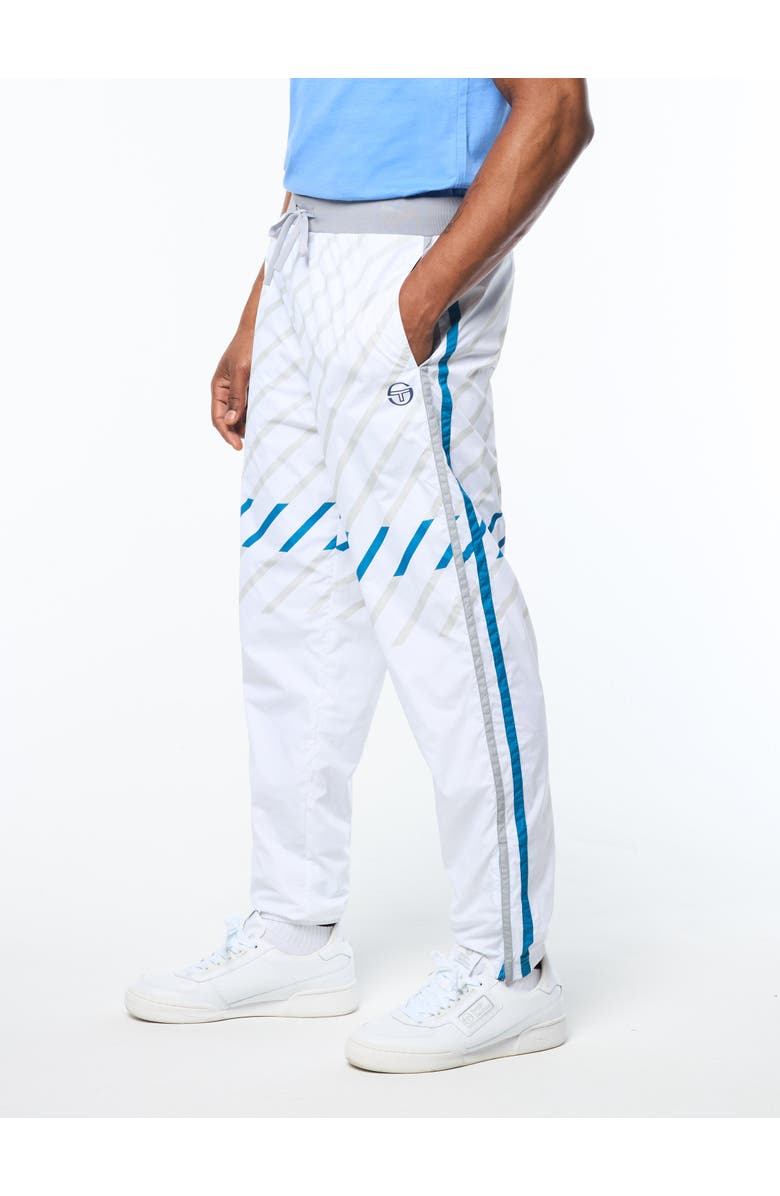 Sergio Tacchini Quadretto Track Pant, Main, color, Brilliant White