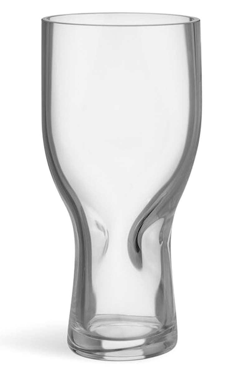 Orrefors Squeeze Small Vase, Main, color, Clear