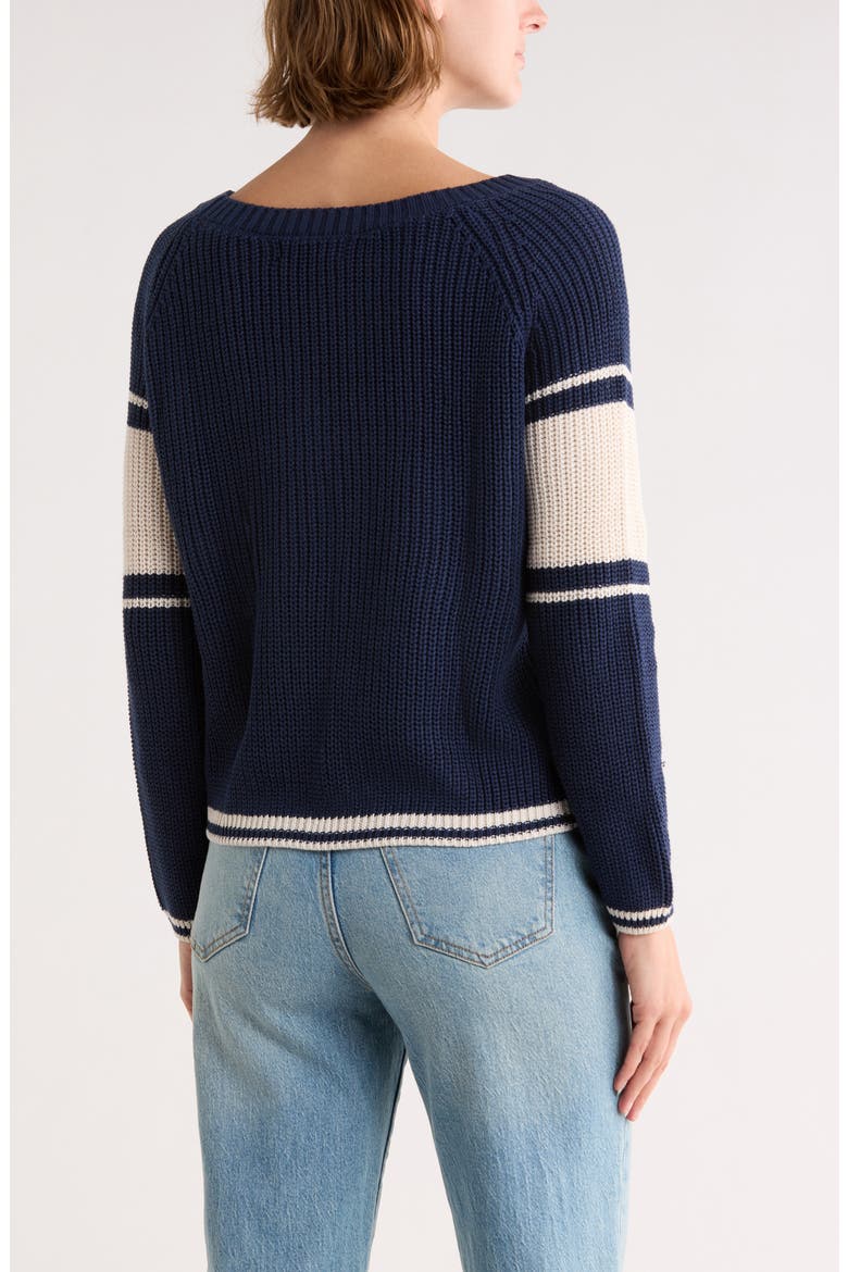 Star Flag Sweater, Alternate, color, NAVY COMBO