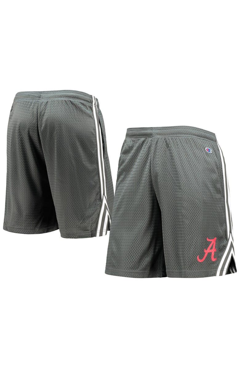 Champion Men's Champion Gray Alabama Crimson Tide Team Lacrosse Shorts, Main, color,