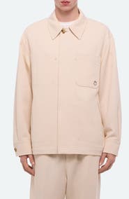 Helmut Lang Sailor Cotton Button-Up Overshirt