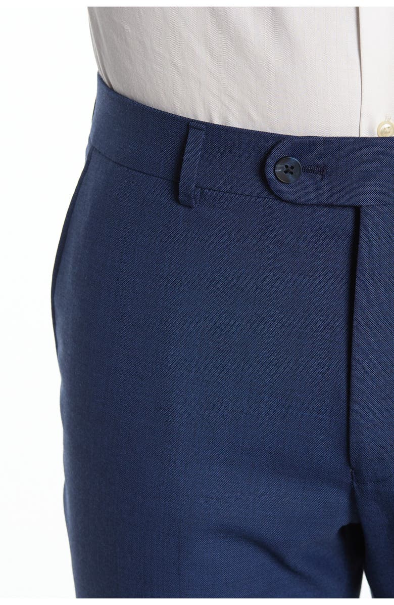 Original Penguin Nested Blue Sharkskin Slim Fit 2-Piece Suit, Alternate, color, 