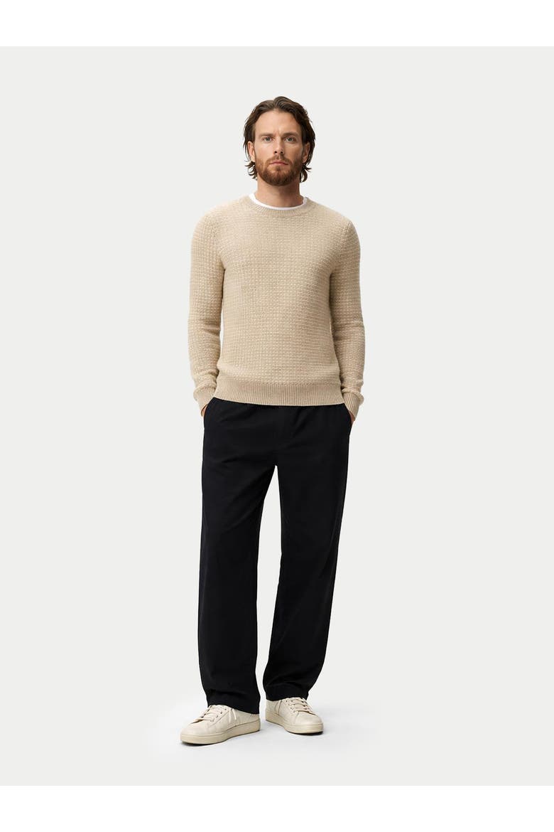 Cashmere Waffle Knit Sweater, Alternate, color, warm grey